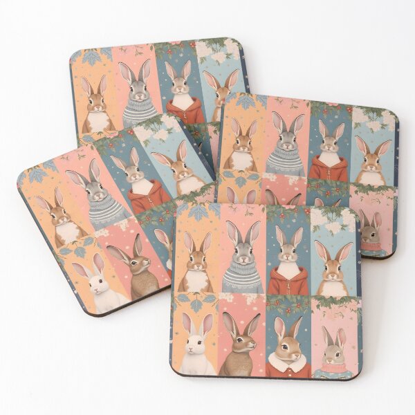 Item preview, DEMURE PASTEL AESTHETIC BUNNIES BUNNY ART #1 designed and sold by Arts4U.