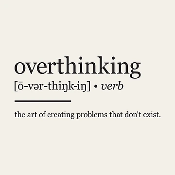 Artwork thumbnail, Overthinking Definition by JA-ArtDesign