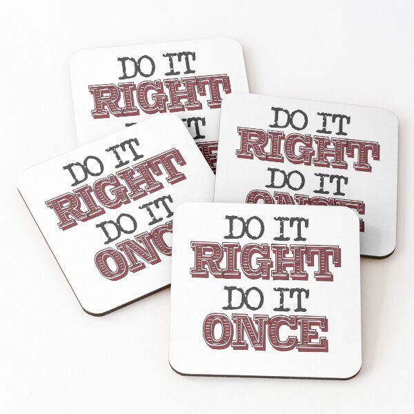 Item preview, Do It Right, Do It Once designed and sold by LionAround.