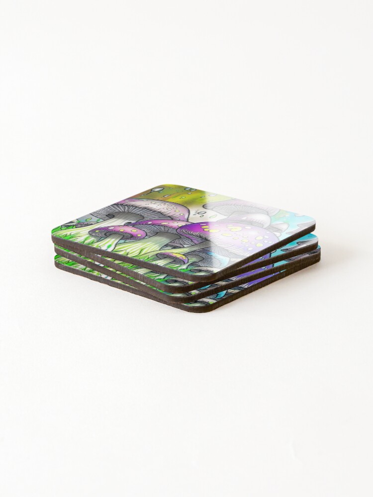 Thumbnail 4 of 5, Coasters (Set of 4), Lunch designed and sold by Glenbobagins.