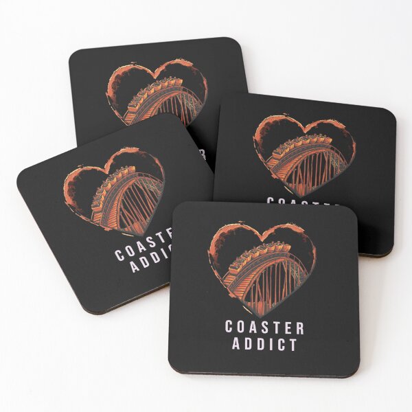 Item preview, Roller Coaster Heart - Coaster Addict designed and sold by admin-trevtone.