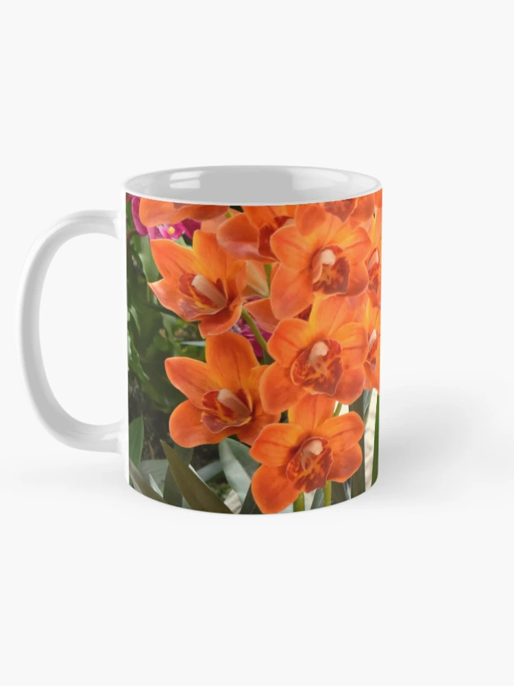 Thumbnail 5 of 6, Coffee Mug, Orchid Rabbit 14: Cropped designed and sold by MangoSeeds.