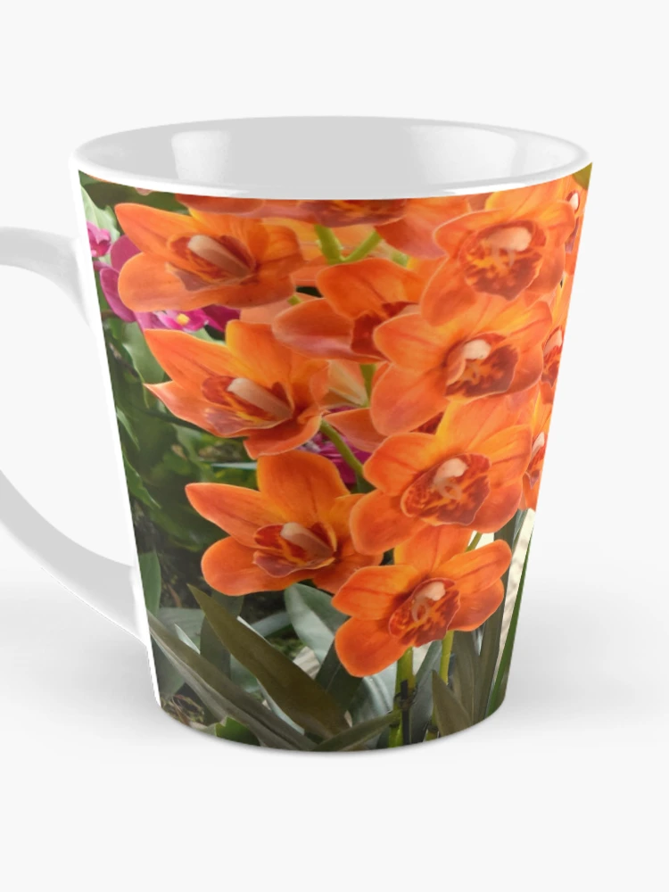 Thumbnail 3 of 4, Coffee Mug, Orchid Rabbit 14: Cropped designed and sold by MangoSeeds.