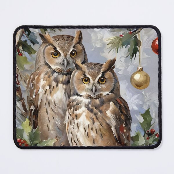 Item preview, Owls on the Christmas tree designed and sold by Ciervo Primavera.