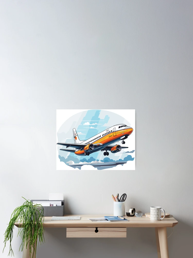 Thumbnail 2 of 3, Poster, Airplane designed and sold by drowndeep.