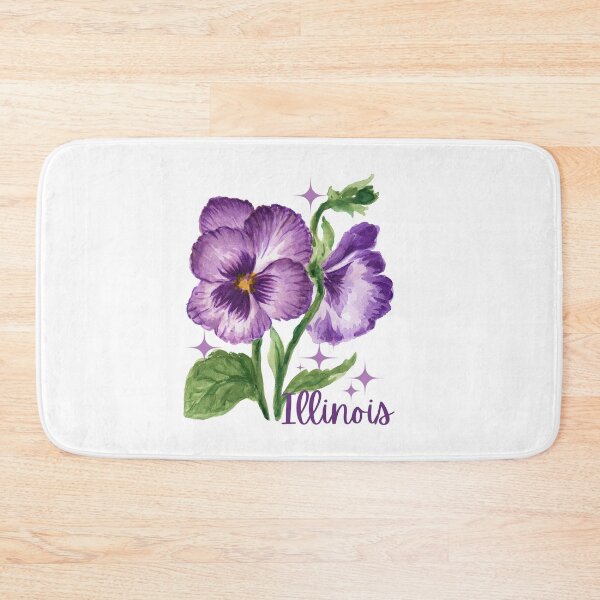 Artikelvorschau, Illinois State Flower Violet Klassisches T-Shirt Aufkleber entworfen und verkauft von ThinkNature!.
