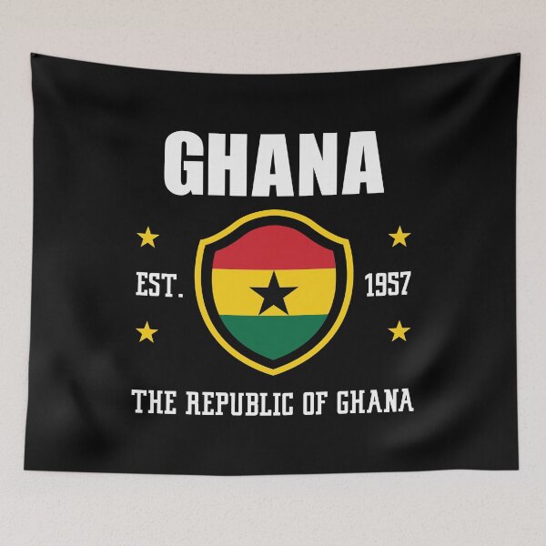 Item preview, Republic of Ghana | Ghana Independence Day - Black designed and sold by PearlMoonGrapes.