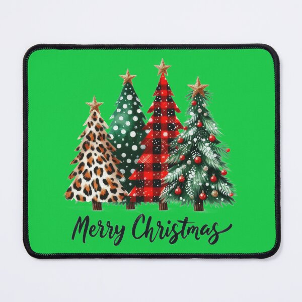 Item preview, Merry Christmas Patterned Holiday Trees designed and sold by XanderWitch Creative.