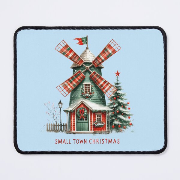 Item preview, Small Town Christmas Windmill designed and sold by XanderWitch Creative.