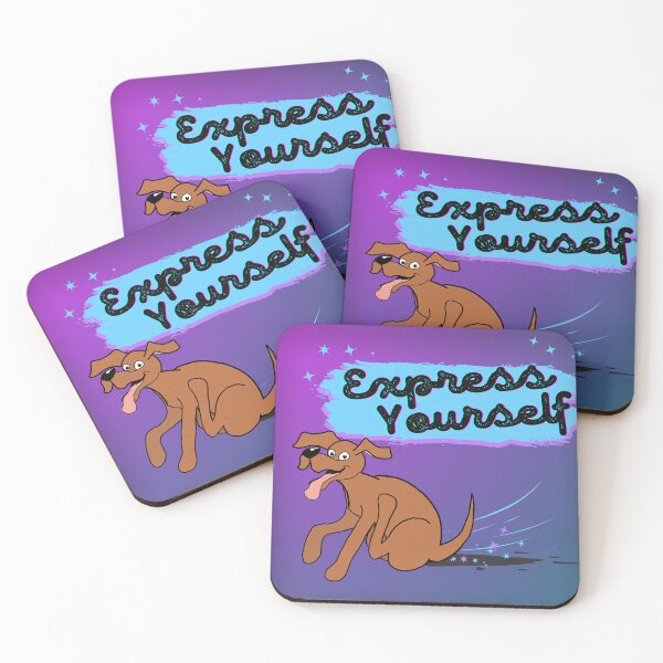 Item preview, Scooting Hound Dog Express Yourself! designed and sold by CleverLlama.