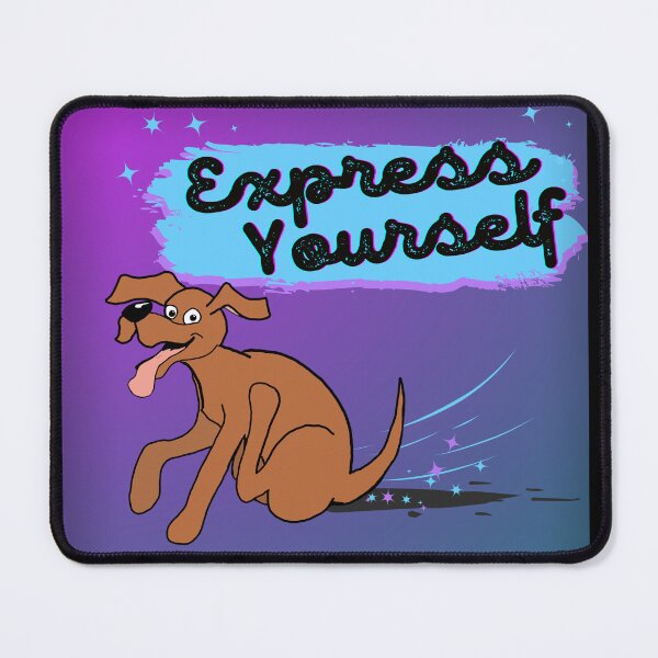 Item preview, Scooting Hound Dog Express Yourself! designed and sold by CleverLlama.