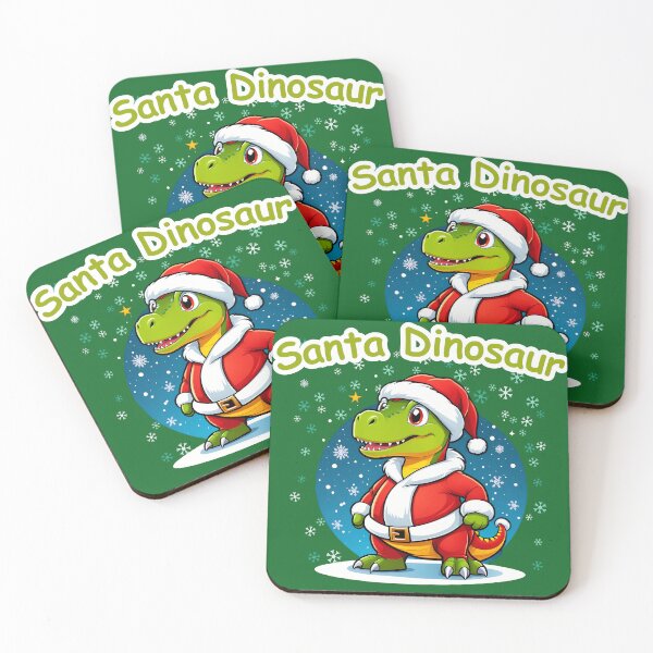Item preview, Cute Santa Dinosaur designed and sold by KateLeap.