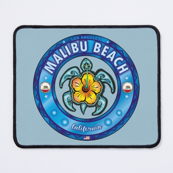 Item preview, Malibu Beach California sea turtle hibiscus designed and sold by studioss76.