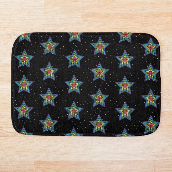 Item preview, Neon Star on Night Sky designed and sold by ColorZoo.