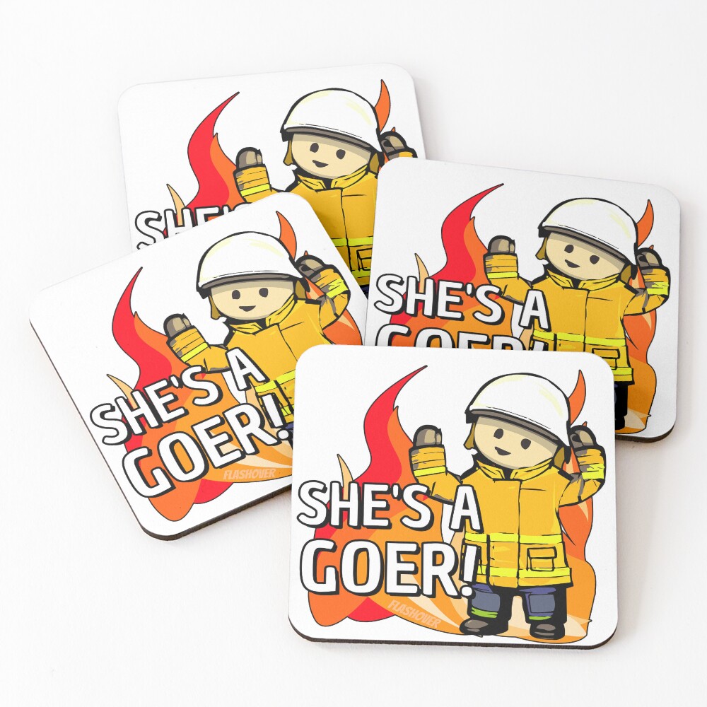 Item preview, Coasters (Set of 4) designed and sold by Flashover.
