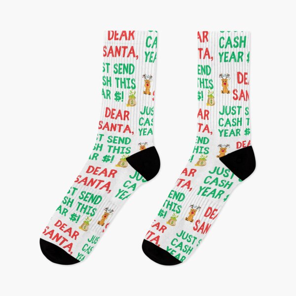 Item preview, Funny Christmas Design - "Dear Santa, Just Send Cash This Year $!" designed and sold by Fredster1966.