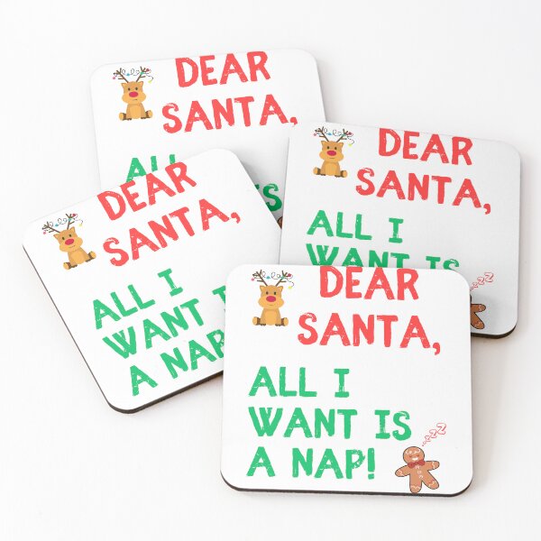 Item preview, Funny Christmas Design - "Dear Santa, All I Want Is a Nap!" designed and sold by Fredster1966.