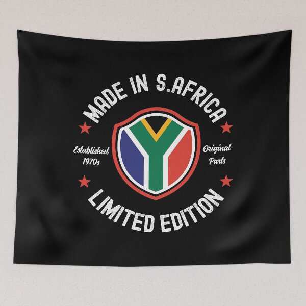 Item preview, Made In South Africa, Limited Edition | For Birthday in 1970s - Black designed and sold by PearlMoonGrapes.