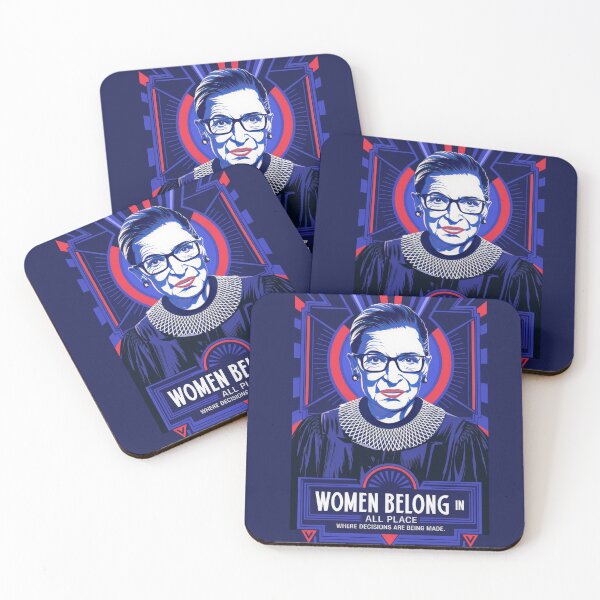 Item preview, Women Belong In Ruth Bader Ginsburg designed and sold by TeeARTHY.