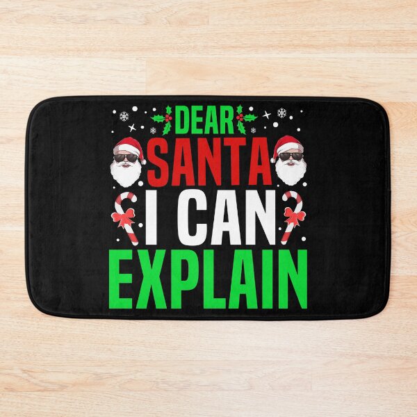 Item preview, Dear Santa I Can Explain Funny Christmas Pajama Santa Face Funny Xmas Holiday designed and sold by HalloweenGift.