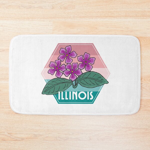 Artikelvorschau, Illinois State Flower Violet Klassisches T-Shirt Aufkleber entworfen und verkauft von ThinkNature!.