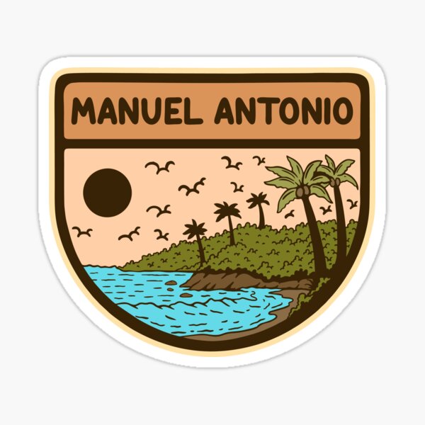 Item preview, MANUEL ANTONIO NATIONAL PARK BADGE LOGO DESIGN VECTOR ILLUSTRATION designed and sold by NGAULASTUDIO.