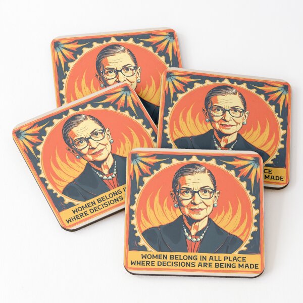 Item preview, Women Belong In All Place Where Decisions Are Being Made rbg  designed and sold by TeeARTHY.