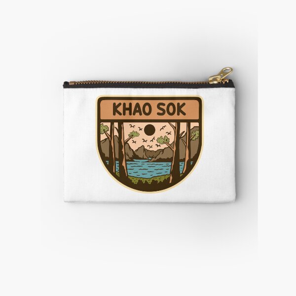 Item preview, KHAO SOK NATIONAL PARK BADGE LOGO DESIGN VECTOR ILLUSTRATION designed and sold by NGAULASTUDIO.
