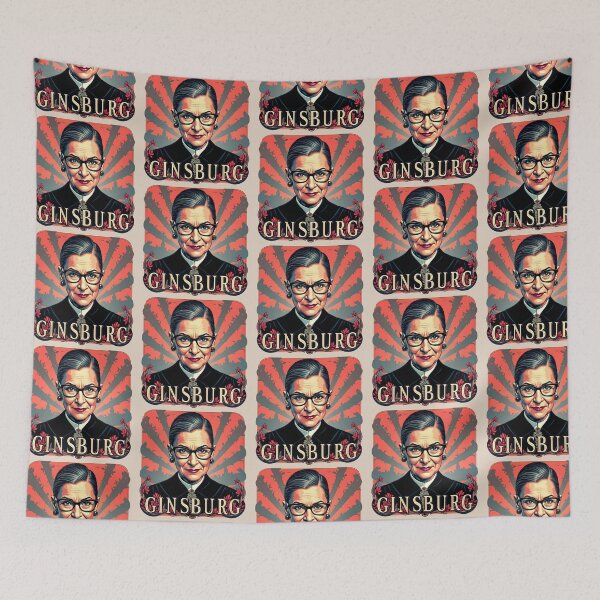 Item preview, RBG Ruth Bader Ginsburg strong woman designed and sold by TeeARTHY.
