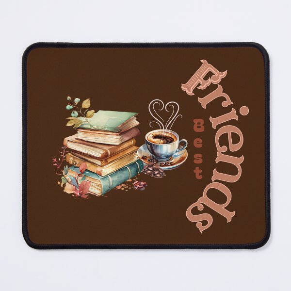 Item preview, Coffee and books lovers - Best friends designed and sold by Rompecabezas.