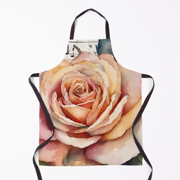 Item preview, Pink Rose Flower Music Notes Watercolor designed and sold by Tammy Marie Russell.