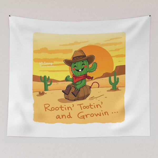 Item preview, Rootin' Tootin' Cactus designed and sold by sachinnaha.