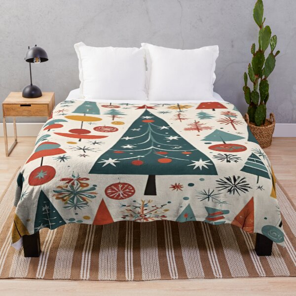 Item preview, Pattern colorful Christmas trees. designed and sold by DaliaSabryTee.