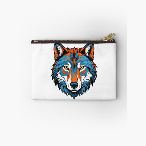 Item preview, Vibrant Tribal Wolf Face designed and sold by Taans-Creation.