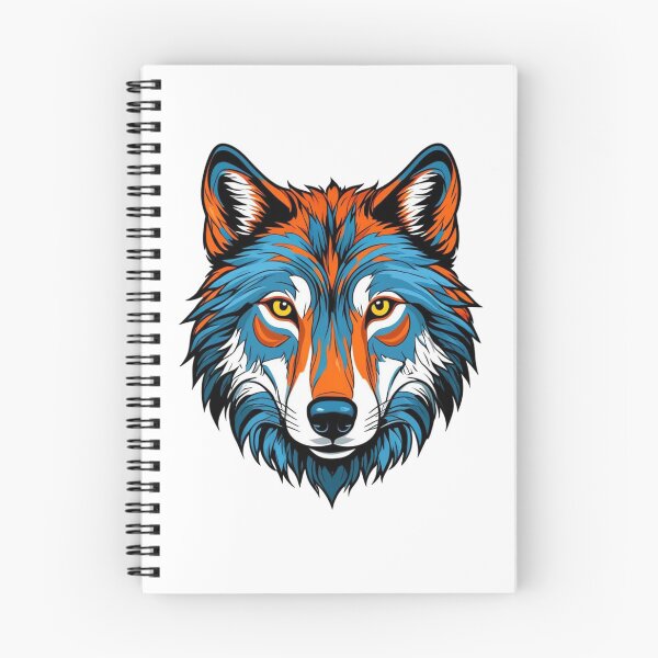 Item preview, Vibrant Tribal Wolf Face designed and sold by Taans-Creation.