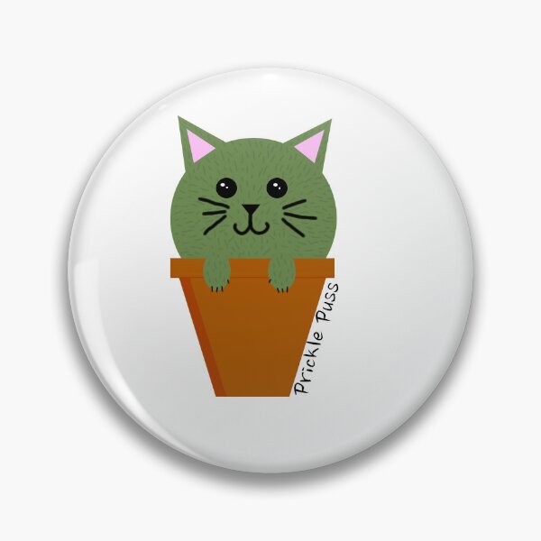 Item preview, Prickle Puss Cactus Cat designed and sold by your_anxious_artist.
