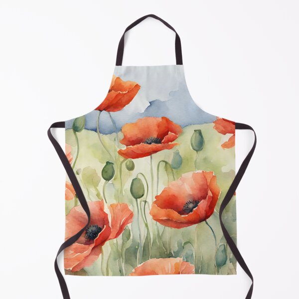 Item preview, Poppy Field Flowers Watercolor designed and sold by Tammy Marie Russell.