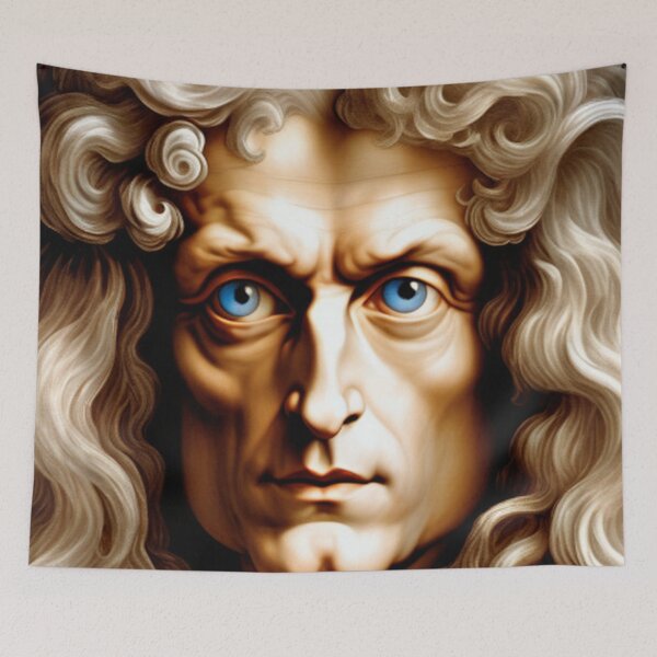 Item preview, Sir Isaac Newton designed and sold by TheDarkWardrobe.