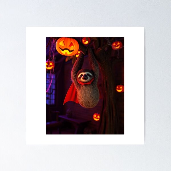 Item preview, Sloth’s Spooky Swing designed and sold by sachinnaha.