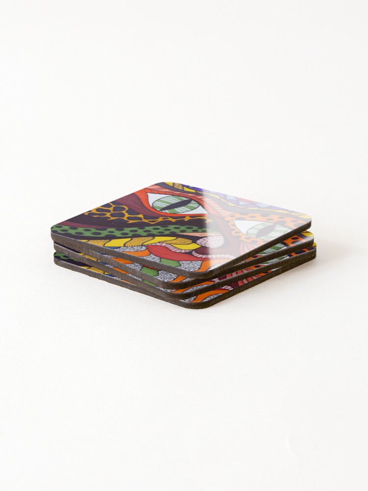 Thumbnail 4 of 5, Coasters (Set of 4), Feline designed and sold by Valsecchi-Arte.