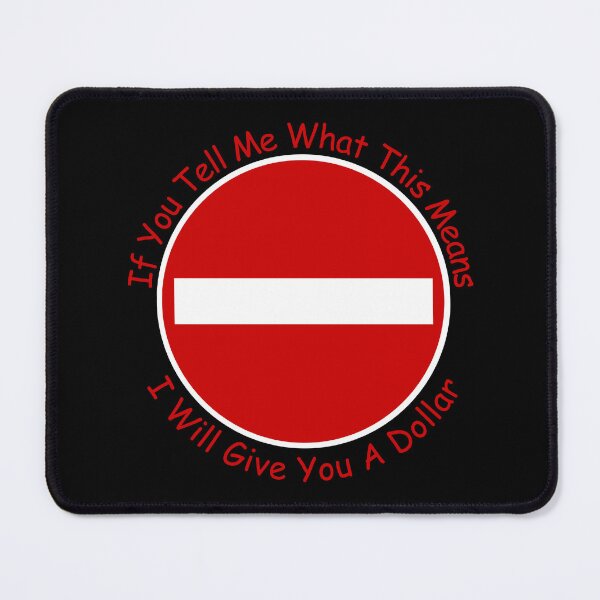 Item preview, BRITISH STREET SIGN FREE DOLLAR CHALLENGE FUNNY designed and sold by CBCreations73.