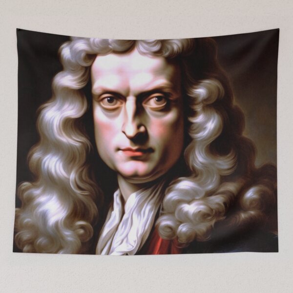 Item preview, Sir Isaac Newton designed and sold by TheDarkWardrobe.