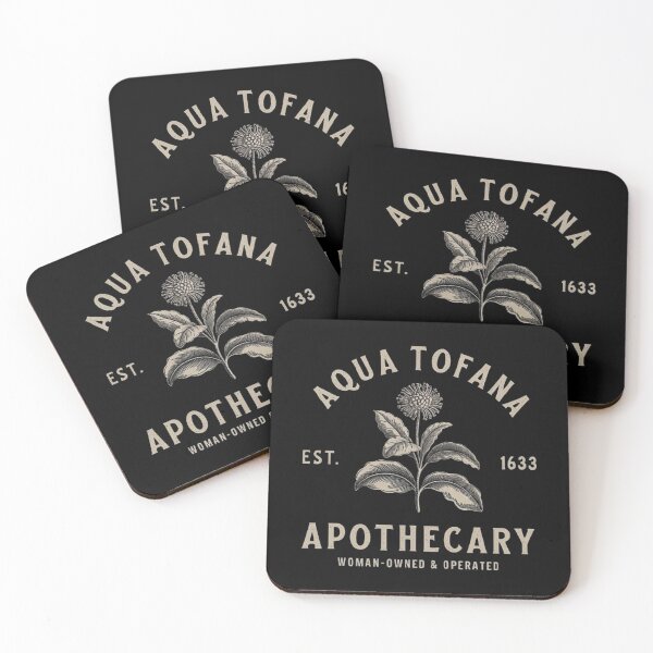 Item preview, Aqua Tofana Vintage Apothecary Design – Historical Botanical Art with Dark Aesthetic designed and sold by love3617.