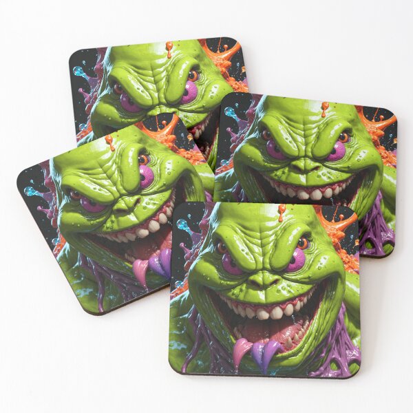 Item preview, Green Slime Splash Monster designed and sold by TheArtOfPat.