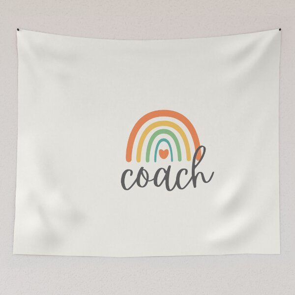 Item preview, Coach - Colorful Rainbow - Heart - Career designed and sold by patternjp.