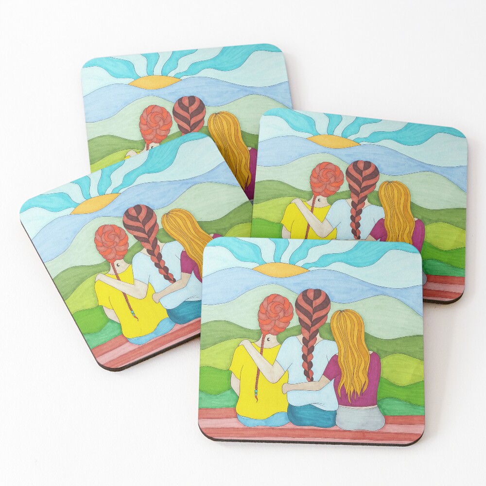 Item preview, Coasters (Set of 4) designed and sold by Valsecchi-Arte.