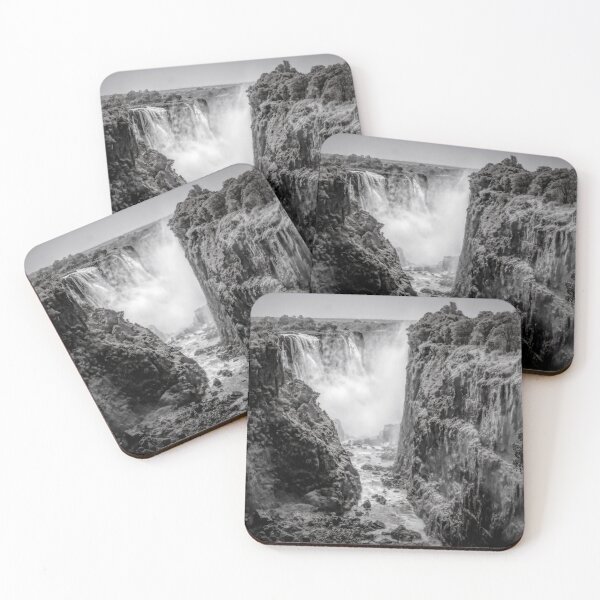 Item preview, Victoria Falls from Zimbabwe, Africa BW designed and sold by jrtwynam.