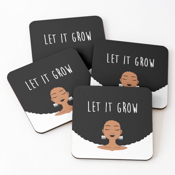 Item preview, Black woman with an afro - Let it Grow designed and sold by vee-madinina.