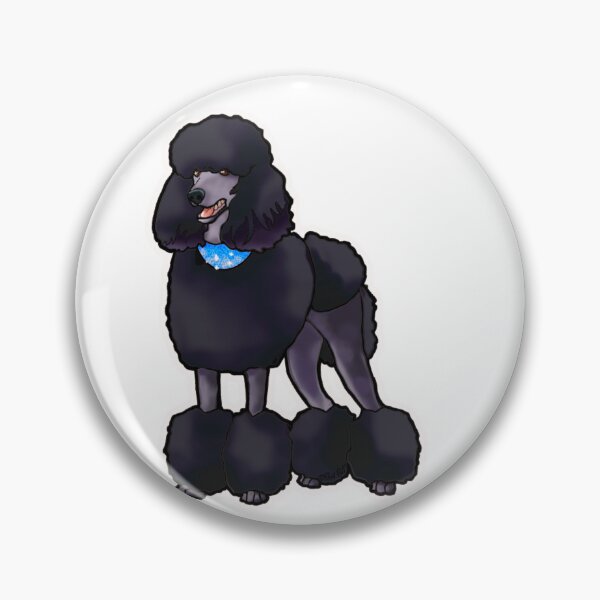Item preview, Black standard poodle  designed and sold by Rhia4rt.