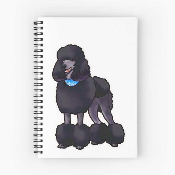 Item preview, Black standard poodle  designed and sold by Rhia4rt.
